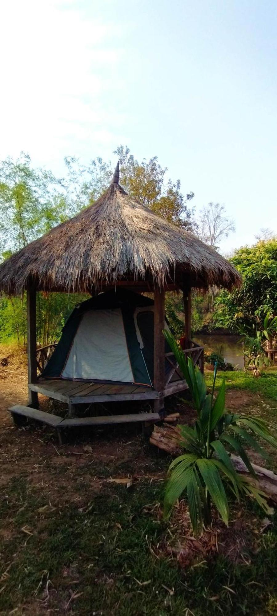 Bolaven Garden Bungalow And Tent - Tad Lo Ban Kiangtat Exterior foto